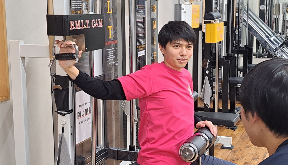 経験を重ねたトレーナーの様子