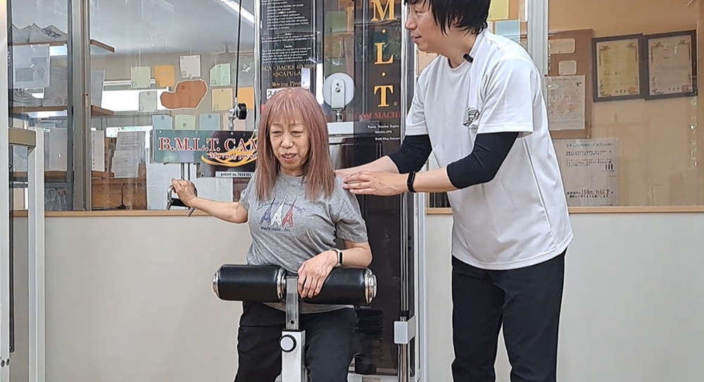 トレーニング体験の様子