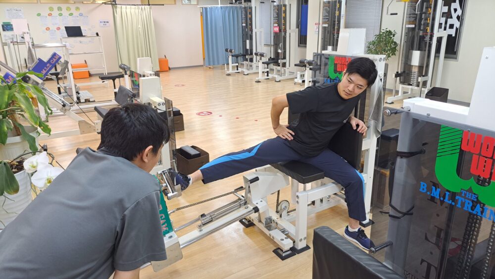 経験を重ねたトレーナーの様子
